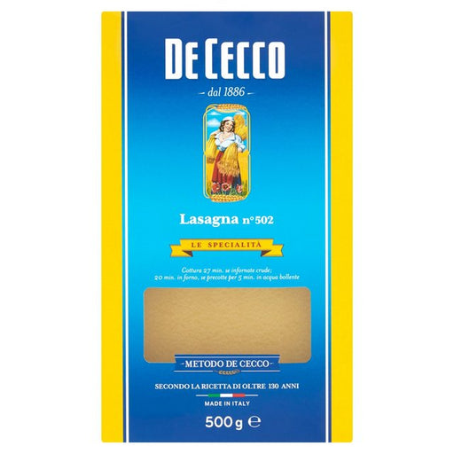 De Cecco Lasagne 500g Botiga