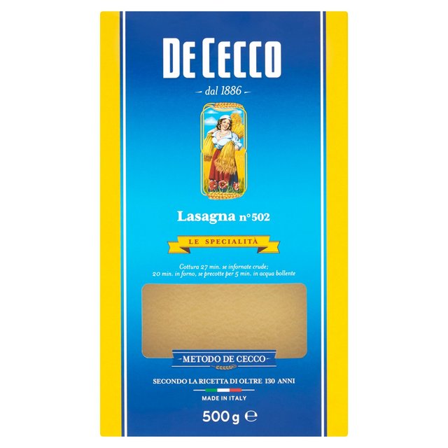 De Cecco Lasagne 500g Botiga