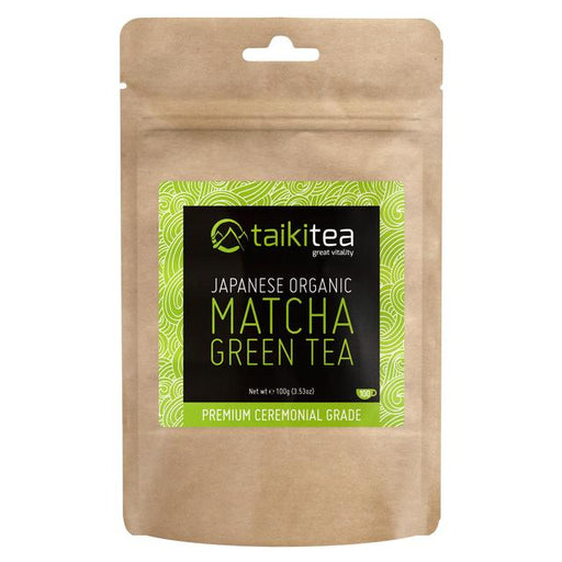 Taiki Tea Premium Organic Ceremonial Matcha Packet 100g Botiga