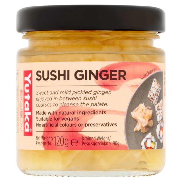 Yutaka 100% Natural Sushi Ginger 120g Botiga