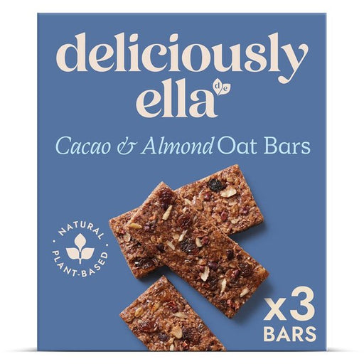 Deliciously Ella Cacao & Almond Oat Bar Multipack 3 x 50g Botiga