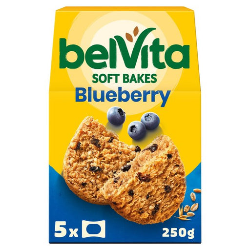 Belvita Breakfast Biscuits Soft Bakes Filled Blueberry 5 per pack Botiga