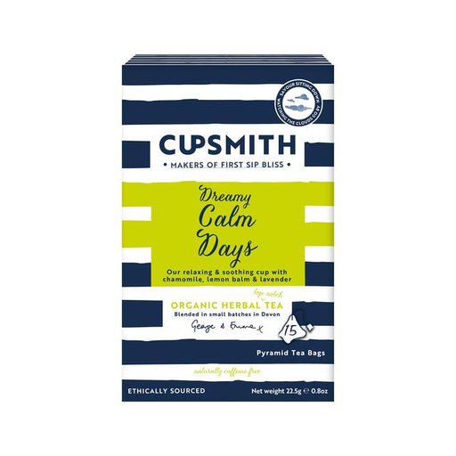 Cupsmith Calm Days Tea 15 per pack Botiga