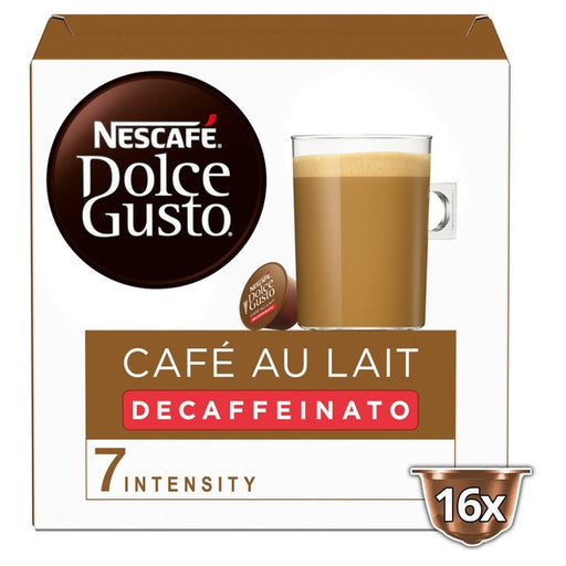 Dolce Gusto Cafe Au Lait Decaf 16 per pack Botiga