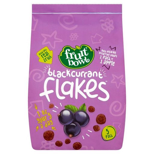 Fruit Bowl Blackcurrant Fruit Flakes 5 x 18g Botiga