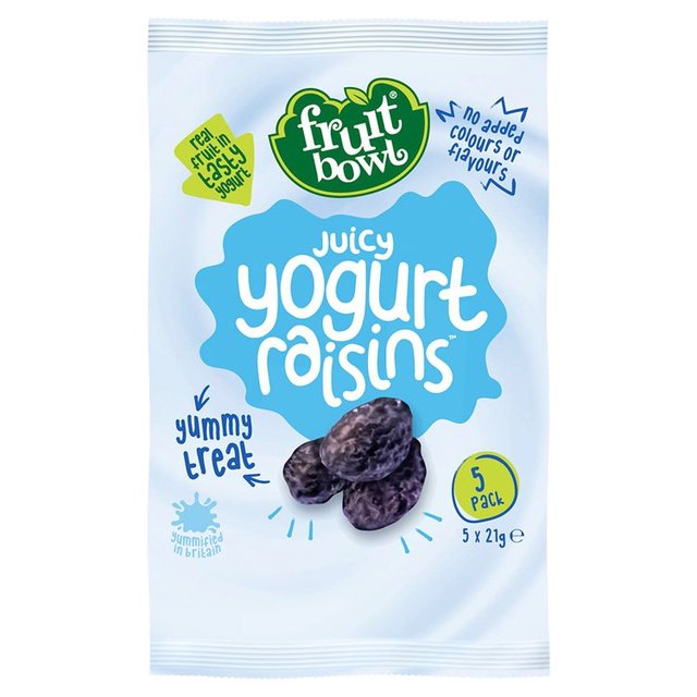 Fruit Bowl Raisin Yogurt Flakes 5 x 21g Botiga