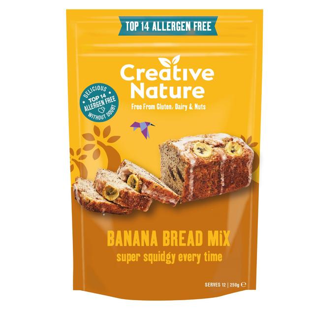 Creative Nature Organic Wholegrain Banana Bread Mix 250g Botiga