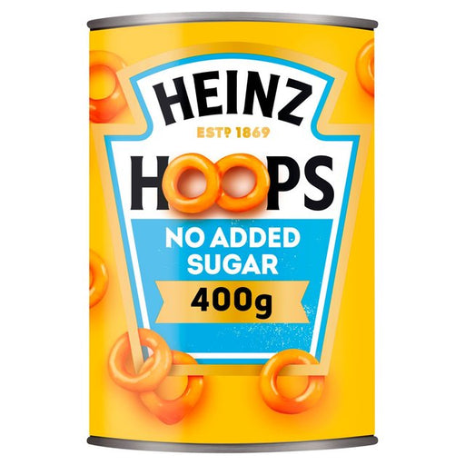Heinz No Added Sugar Spaghetti Hoops 400g Botiga