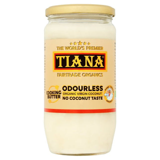 Tiana Fair Trade Organics Pure Virgin Coconut Cooking Butter 750ml Botiga