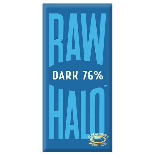 Raw Halo Vegan Dark 76% Chocolate Bar 70g Botiga