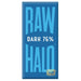 Raw Halo Vegan Dark 76% Chocolate Bar 70g Botiga