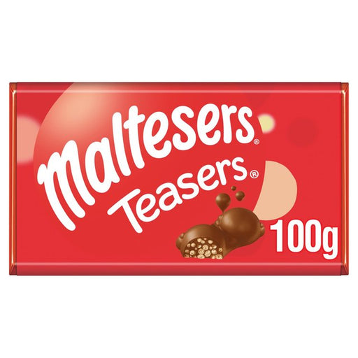 Maltesers Teasers Milk Chocolate & Honeycomb Block Bar 100g 100g Botiga