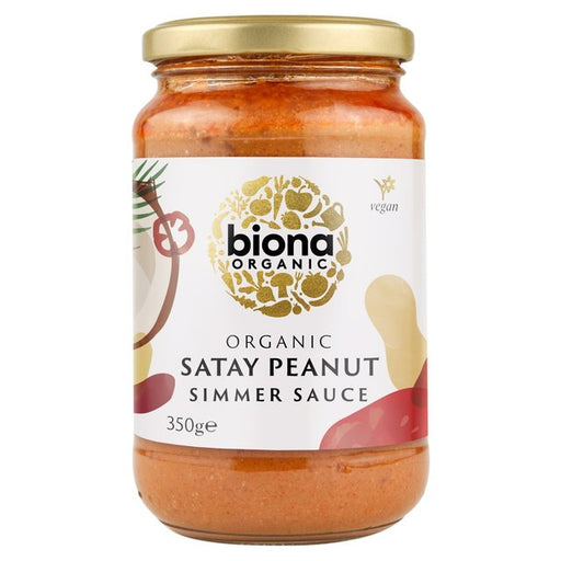 Biona Organic Satay Peanut Simmer Sauce 350g Botiga