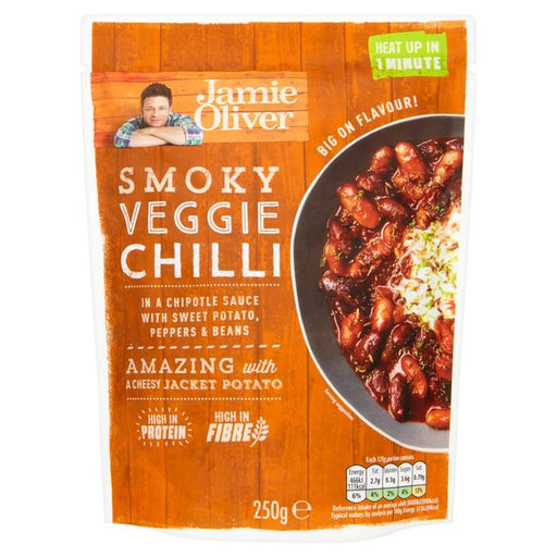 Smokey Veg Chilli Ready to Eat Jamie Oliver 250g Botiga