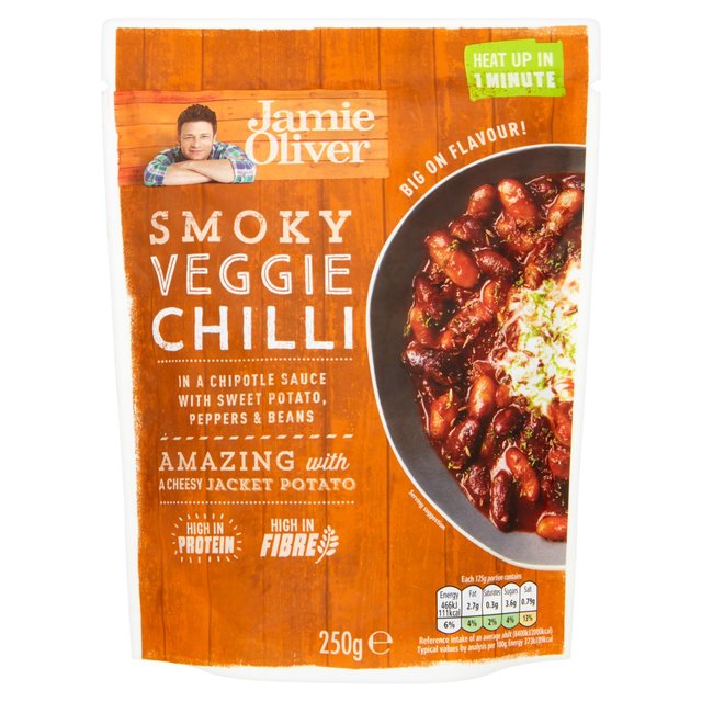 Smokey Veg Chilli Ready to Eat Jamie Oliver 250g Botiga