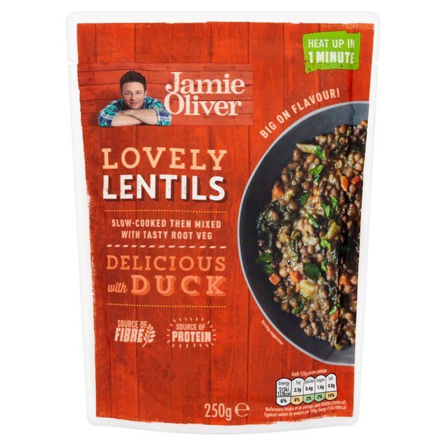 Lovely Lentils Jamie Oliver Ready to Eat 250g Botiga