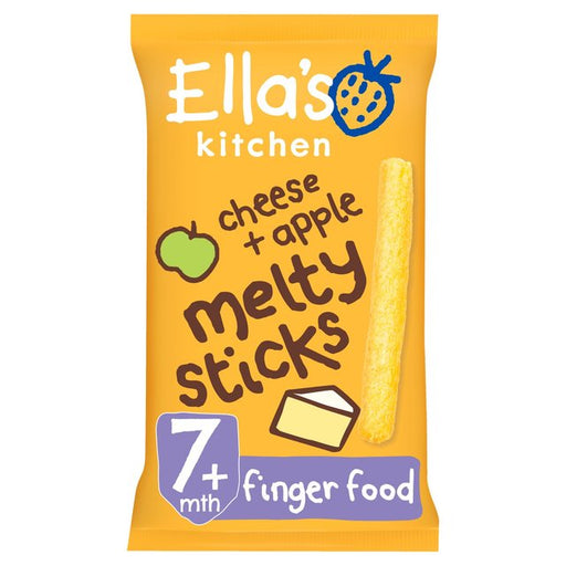 Ella's Kitchen Cheese & Apple Organic Melty Sticks, 7+ mths 16g Botiga