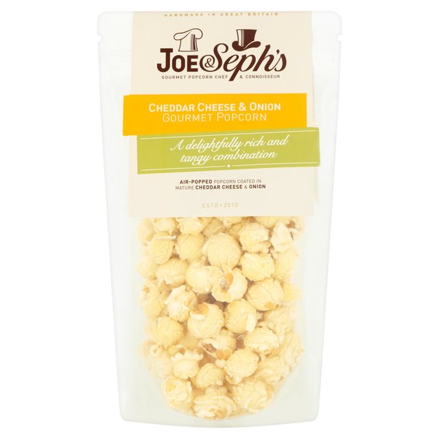 Joe & Seph's Popcorn Cheddar Cheese & Onion 70g Botiga