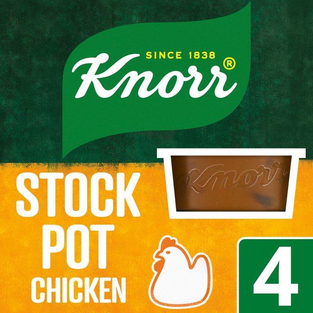 Knorr 4 Chicken Stock Pot 4 x 28g Botiga