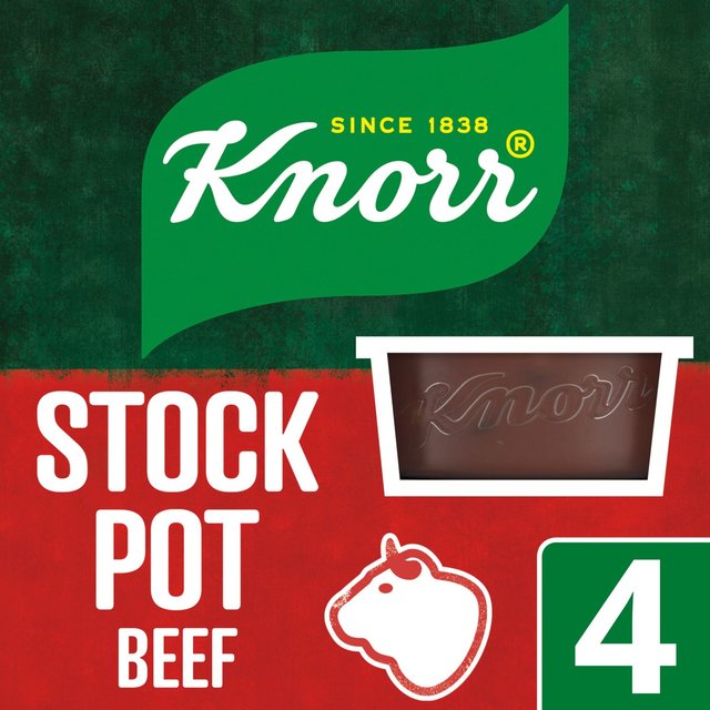 Knorr 4 Beef Stock Pot 4 x 28g Botiga