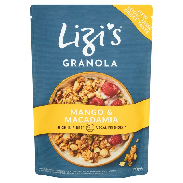 Lizi's Mango Macadamia Granola 400g Botiga