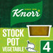 Knorr 4 Vegetable Stock Pot 4 x 28g Botiga