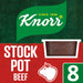 Knorr 8 Beef Stock Pot 8 x 28g Botiga