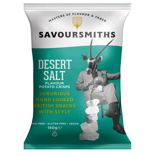 Savoursmiths Desert Salt Luxury English Potato Crisps 150g Botiga