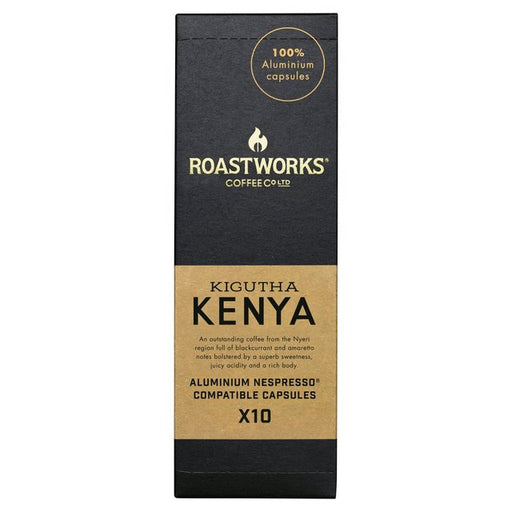 Roastworks Kenya Nespresso Compatible Capsules 10 per pack Botiga