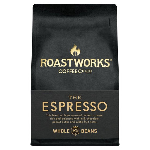 Roastworks Espresso Whole Bean Coffee 200g Botiga