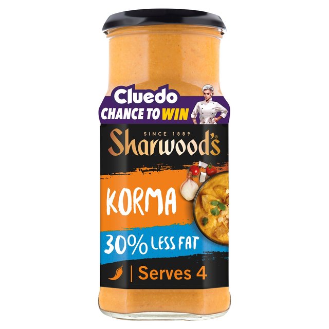 Sharwood's Korma 30% Less Fat Cooking Sauce 420g Botiga