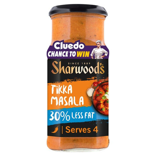 Sharwood's Tikka Masala 30% Less Fat Cooking Sauce 420g Botiga