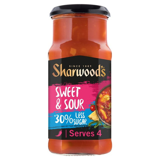 Sharwood's Sweet Sour 30% Reduced Sugar Cooking Sauce 425g Botiga