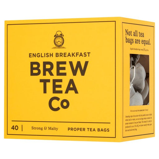 Brew Tea Co English Breakfast Tea Bags 40 per pack Botiga