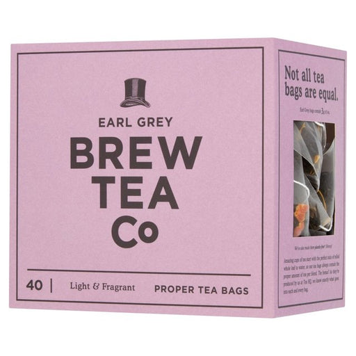 Brew Tea Co Earl Grey Tea Bags 40 per pack Botiga