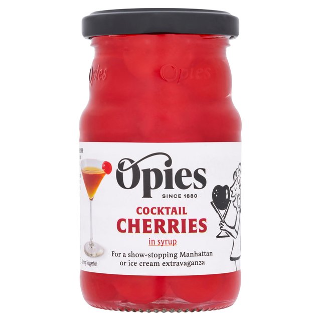 Opies Cocktail Cherries Maraschino 225g Botiga