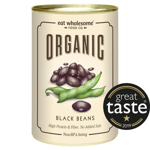 Eat Wholesome Organic Black Beans 400g Botiga
