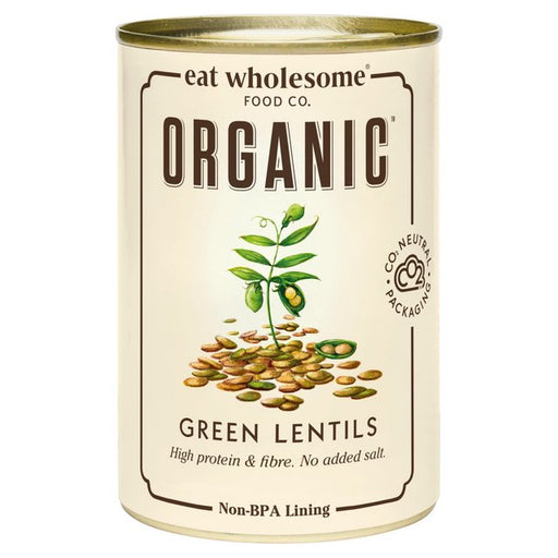 Eat Wholesome Organic Green Lentils 400g Botiga