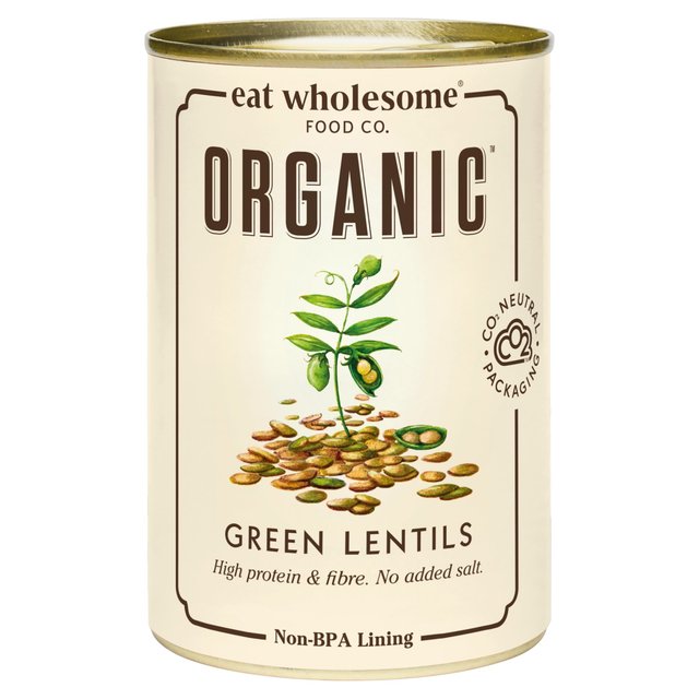 Eat Wholesome Organic Green Lentils 400g Botiga