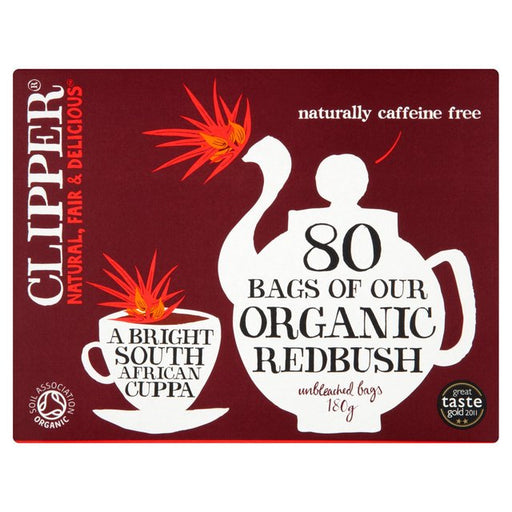 Clipper Organic Redbush Infusion Tea Bags 80 per pack Botiga