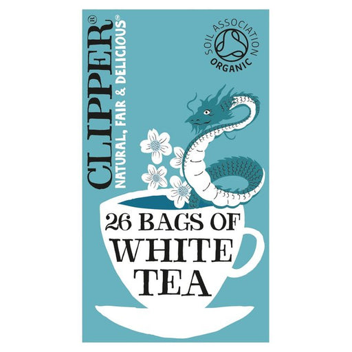 Clipper Organic White Tea Bags 26 per pack Botiga