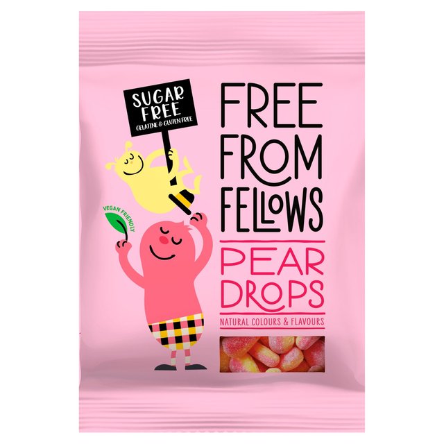 Free From Fellows Vegan Sugar Free Pear Drops 70g Botiga
