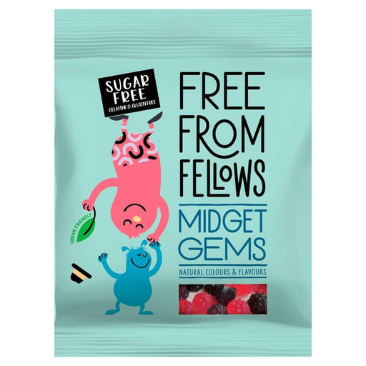 Free From Fellows Vegan Sugar Free Midget Gems 70g Botiga