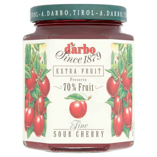 Darbo Sour Cherry Jam 70% Fruit 200g Botiga