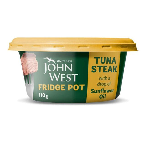 John West No Drain Fridge Pot Tuna Steak In Sunflower Oil 110g Botiga