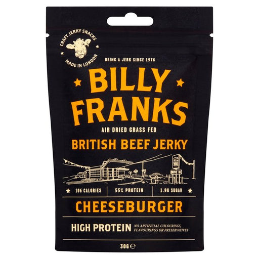 Billy Franks Cheeseburger Beef Jerky 30g Botiga