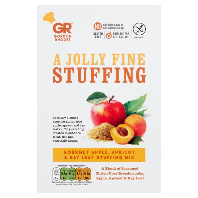 Gordon Rhodes Gourmet Apple, Apricot & Bay Leaf Stuffing Mix 125g Botiga