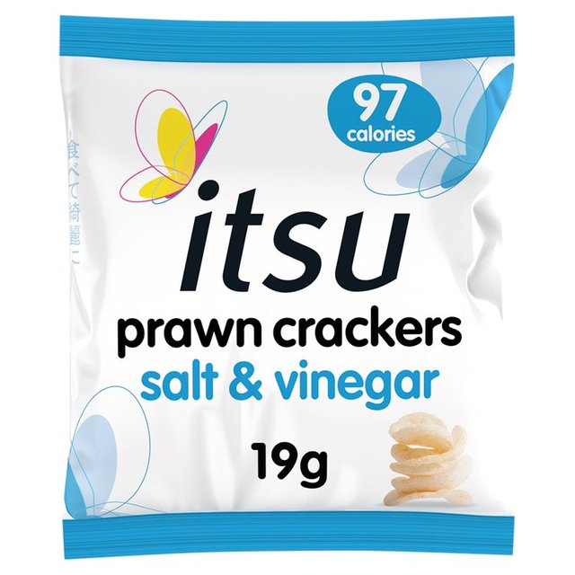 itsu Salt & Vinegar Prawn Crackers 19g Botiga