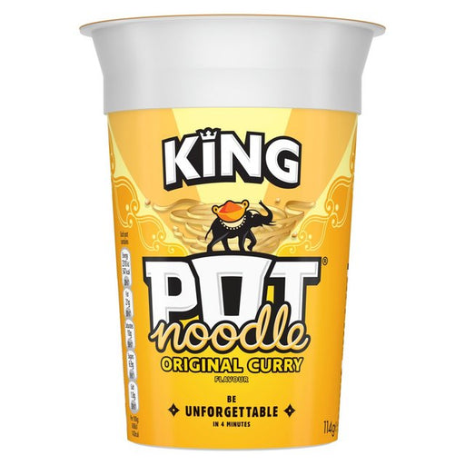Pot Noodle King Original Curry 114g Botiga