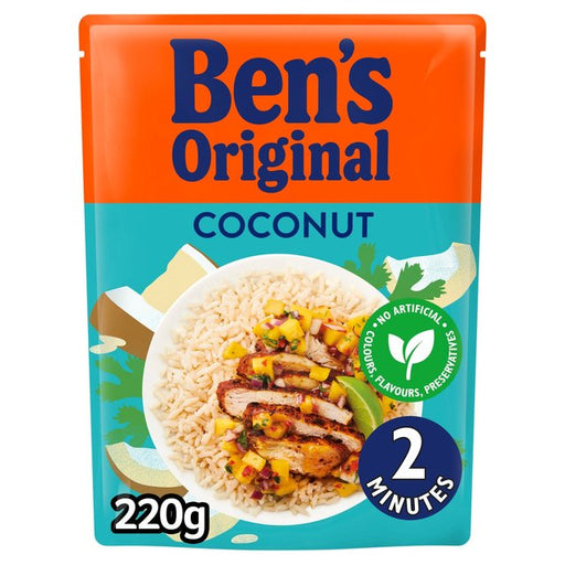 Ben's Original Coconut Microwave Rice 220g Botiga